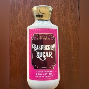 New BBW Raspberry Sugar Shea Body Lotion